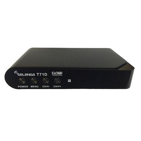 Цифровая ТВ приставка  Selenga T71D ресивер с тюнером DVB-T2