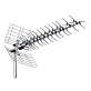 Уличная ТВ антенна  Locus Меридиан-60AF (L025.60D) активная ДМВ с усилителем