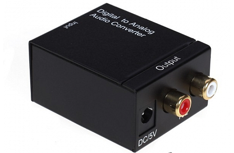 Цифровой аудио конвертер  Dr.HD CA 210 DA Coaxial и S/PDIF в аналог