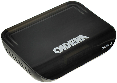Цифровая ТВ приставка  Cadena CDT-1671S ресивер с тюнером DVB-T2