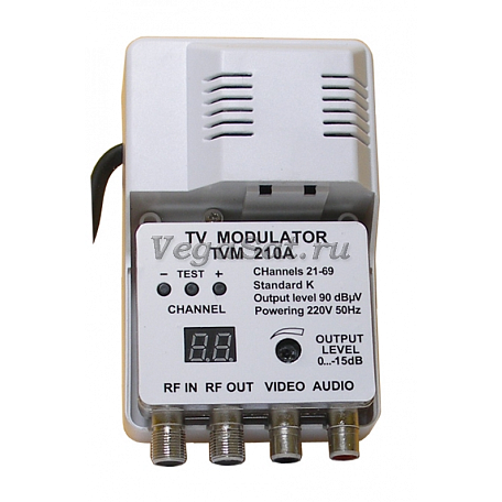 ВЧ модулятор   TVM-210A двухполосный - звук моно