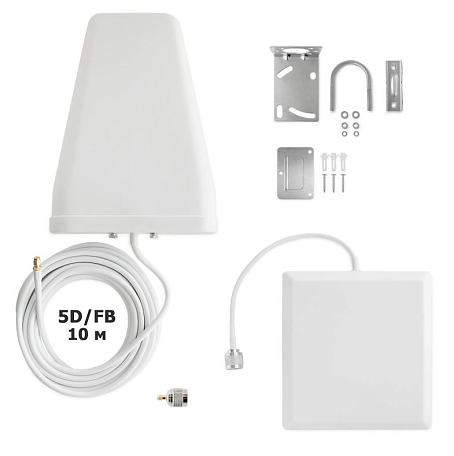 Комплект GSM усиления  Vegatel VT1-900E-kit (дом, LED) для сигнала сотовой связи