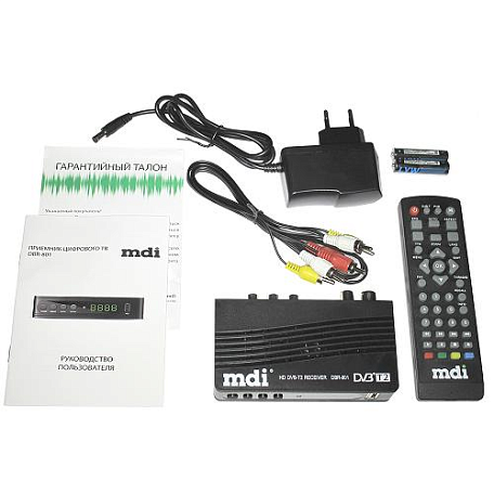 Цифровая ТВ приставка  MDI DBR-801 ресивер с тюнером DVB-T2