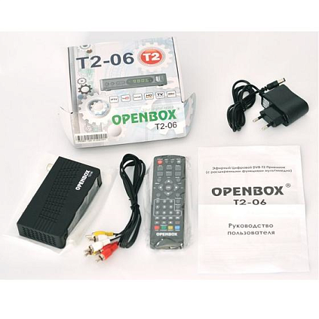 Цифровая ТВ приставка  OpenBox Т2-06 ресивер с тюнером DVB-T2