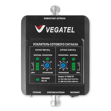 Репитер VEGATEL VT-900E/3G сотовой связи  Vegatel R07847 VT